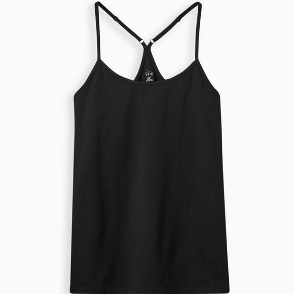 5X Plus Size Torrid Black Foxy Scoop Neck Racerback Cami top NEW womens - Picture 3 of 5
